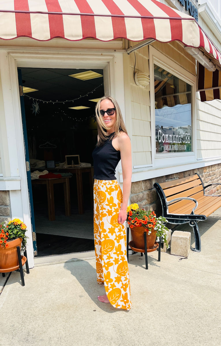 floral fly away with me pant